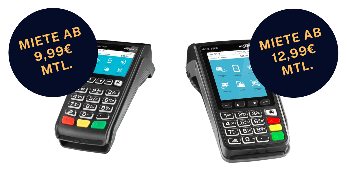 Angebotspreis Ingenico Desk 3500 und Move 3500